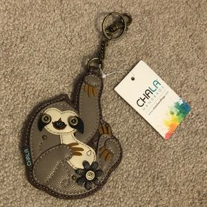 Chala Sloth Keychain/ coin purse